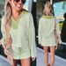 Women's Clothing Casual Striped Color Block Set Long Sleeved Top Elastic Waist Skirt Safety Shorts American Style_ecoleips.com