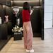 Women’s Clothing Spring And Summer Internet Celebrity Long Sleeved Pants Suit Cotton Letter Round Neck Printing Urban Leisure Fashion Suit_ecoleips.com