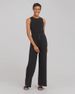 Summer 2023 Women's Sleeveless Slimming Jumpsuit Solid Color Versatile Tethered European American Style Foreign Trade_ecoleips.com