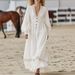 2026 European And American French-style Early Spring New Long-sleeved Women's Shirt, Autumn Elegant White Dress_ecoleips.com