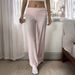 Diyun European And American Style Casual Vacation Solid Color Straight-Leg Long Pants Women's Fashion 2025_ecoleips.com