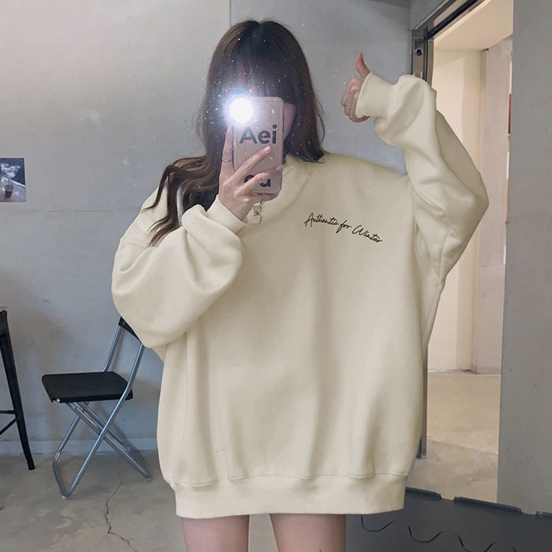 Manufacturer's Thin Sweatshirt With Fish Scale Pattern, Spring Style, Loose Fit, Korean Version, Casual Top Autumn And_ecoleips.com