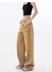 Vintage Distressed Rivet Wide-leg Jeans For Women, Autumn And Winter, Stylish, Loose, Slimming, Straight-leg,_ecoleips.com