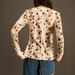 Women's Retro Floral Print Knitted T-Shirt Spring 2026 Slim Fit Long Sleeve Skin Friendly European American Style_ecoleips.com