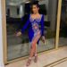 Women's clothing summer independent station nightclub style sexy hot diamond see-through hip irregular dress for women_ecoleips.com