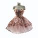 Pink Strapless Evening Gown Ethereal Princess Dress for Women Understated Luxury High-End Birthday Party Short Skirt_ecoleips.com