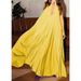 Elegant Solid Color Halter Neck Sleeveless Dress European And American Style Summer Fashion Loose French Style Women's Clothing_ecoleips.com