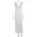 Women's Summer French Light Luxury High-end Temperament Fashion Sleeveless Slim-fit Long Dress_ecoleips.com