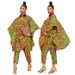 Women's Loose Fitting Two Piece Set Digital Print Black African Style Clothing Autumn Arrival_ecoleips.com