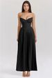 Women's Clothing Fashion Elegant Tube Top Sleeveless Pleated Tube Top Dress_ecoleips.com