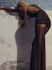 Mozision Mesh Ruched Sexy Maxi Dress For Women Fashion Zipper Patchwork See Through Long Sleeve Elegant Club Party Long Dress_ecoleips.com