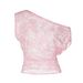 European And American Women's Clothing 2025 Winter New Fashion Sexy Slim Hollow Lace Asymmetrical Neck Tight T-Shirt_ecoleips.com