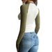 Cross-border European And American Y2K Sexy Color-blocking Long-sleeve T-shirt, Women's Clothing, 2025 Spring/summer_ecoleips.com