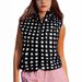 Aria Basics European American Cross-border Autumn And Winter Best-selling Waffle Fleece Vest, Sleeveless High-neck Zippered_ecoleips.com
