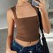 Cross-Border Y2K Vest Inner Wear European And American Trendy Brand Women's Sexy Slim Fit Hot Girl BM Top Square Neck_ecoleips.com