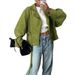 Women's Fashion Stand Collar Tie Waist Short Trench Coat Petite Spring Style Clothing_ecoleips.com