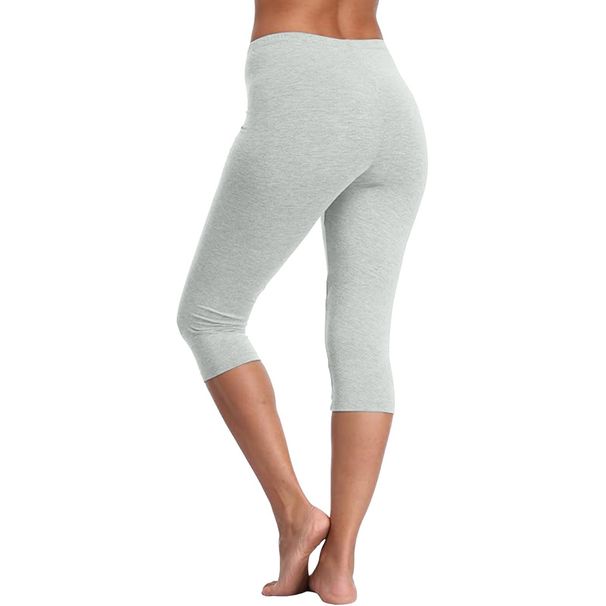 Women's Mid-Waist Slim Fit Yoga Pants 7/8 Length Hip Lifting Casual Leggings European American Style Polyester Spring/Autumn Summer_ecoleips.com