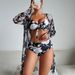 Women's Clothing Fashion High End Sexy Multi Color Printed Bikini_ecoleips.com