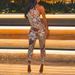 Summer Women's Backless Halter Neck Slimming Jumpsuit Print Romper European American Style Fashion Sexy Hot Girl Clothing_ecoleips.com