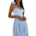 Women's high-end dress French dress sexy hollow suspender skirt three-dimensional flower mid-length skirt_ecoleips.com