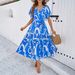 DiYun European And American Women's Fashion Foreign Trade 2024 Spring/Summer Casual Vacation_ecoleips.com