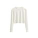 A Stylish Short-Sleeved Undershirt With A Visible Belly Button Design, Perfect For Autumn And Winter; Features A Fitted_ecoleips.com