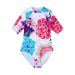Aria Basics European And American Foreign Trade Cross-border Floral One-piece Sun-protective Women's Swimsuit, Diving Suit,_ecoleips.com