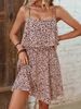 In Stock-92050# Cro-border European And American Foreign Trade Women's Floral Slim-fit V-neck Backle Strap_ecoleips.com