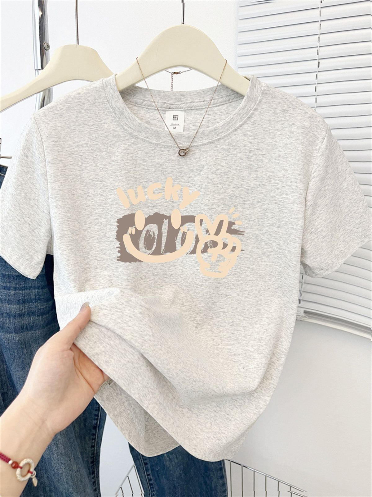 Women's Clothing Cute Cartoon Print Short Sleeve T-Shirt Wine Red Cotton Summer Fashion Top New_ecoleips.com
