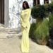 Women's Clothing Autumn New Products Backless Straps Long Sleeved A Line Dress For Women_ecoleips.com