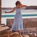 European And American Summer Women's Clothing Commuter Sleeveless Spice Girl Printed Long Sling Dress_ecoleips.com