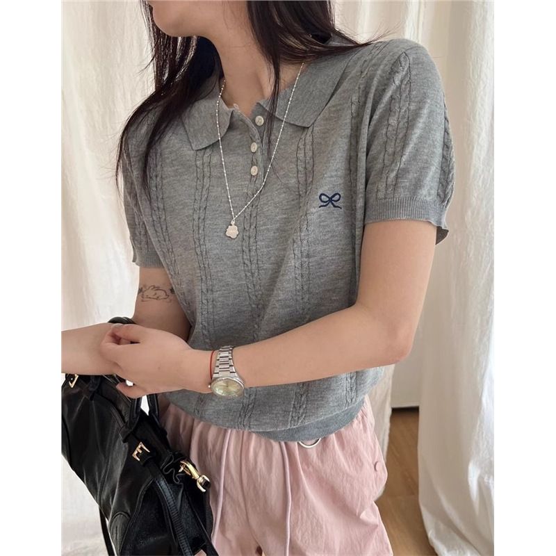 Chic Sleeveless Knit Top For Women - Summer Fashion With 3D Floral Design, Elegant And Unique Casual Blouse_ecoleips.com