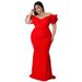 Plus Size Women's Bodycon Dress Summer New Arrival Ruffled Sleeve Backless Sexy Design Casual Elegant Women's Long Dress_ecoleips.com