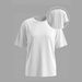 Women's Premium Plain T-Shirt Soft Breathable Cotton Blend Oversized Tee for Casual Wear_ecoleips.com