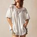 Women's Clothing Solid Color Lace Stitching Round Neck Short Sleeve Loose Women's Shirt_ecoleips.com