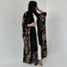 Women's Clothing Middle East Muslim Women's Clothing New Loose Coat Dubai Hot Stamping Abaya Cardigan Robe Women's Clothing Spot_ecoleips.com