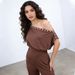 Women's Clothing Irregular Off-Shoulder Top For Women Style Sexy Lazy Design Spring Fashion Women's Clothing_ecoleips.com