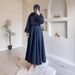 Women's Clothing Autumn New Middle East Dubai Flower Lantern Sleeve Loose Dress Women's Skirt Suit Two Piece_ecoleips.com