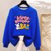 Women's Fleece Lined Sweatshirt round Neck Thickened Winter Top Korean Style Loose Fit Casual Spring Autumn Youthful_ecoleips.com