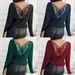 European And American Cross-border 2026 Solid Color Long-sleeve T-shirt With Butterfly Pattern On The Back,_ecoleips.com