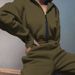 Sports And Casual Women's Hooded Jumpsuit Jumpsuit_ecoleips.com