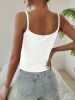 Women's Cropped Tops Spring And Summer Corset Korean Suspenders Vest Sexy Camisole Slim Y2K Corset Tops Casual Basic T-shirt_ecoleips.com