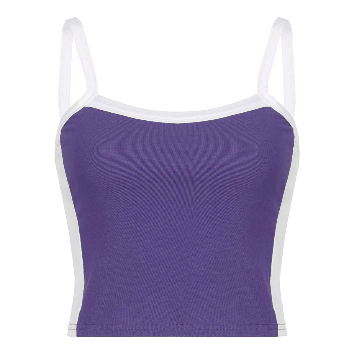 Women’s Clothing Spring Women's Clothing Contrast Color Small Sling Slimming Slim Ultra Short Sexy Backless Basic Vest_ecoleips.com