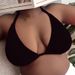 Women's Plus Size Triangle Bikini Top - Sexy Backless Swimwear For Beach & Pool - Quick Dry & Supportive - Black, Green - Sizes 0XL To 4XL_ecoleips.com