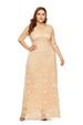 Plus Size Women's Clothing New Lace Pocket Evening Dress Bridesmaid Dress_ecoleips.com