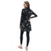 Women's Clothing Full Coverage Slim Two Piece Outdoor Long Sleeved Surfing Sunscreen Split Swimsuit_ecoleips.com