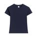 French Crew Neck Front Shoulder Short Sleeve T-Shirt Women's Summer Short Elastic Slim Spice Girl Skinny Short Top_ecoleips.com