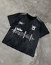 Unisex Dark Retro American Style Short Sleeve Summer Top Trendy Harajuku Style Women's Clothing Hot Sale_ecoleips.com