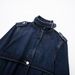 Women's Autumn Long Denim Trench Coat With Belt – Outerwear Trench Oversized Jacket, Casual & Office Wear_ecoleips.com