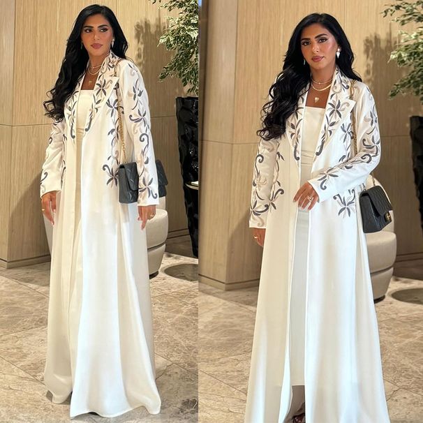ng2510292 MQ241 Cross-Border Middle East Dubai Fashion Exquisite Embroidery Cardigan Abaya Muslim Women's Clothing_ecoleips.com